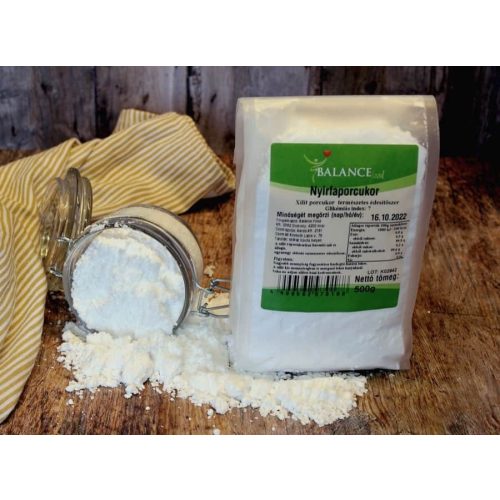 Xilitol-/-Xylitol-/-Prášok brezového cukru - 500 g / 0,5 kg