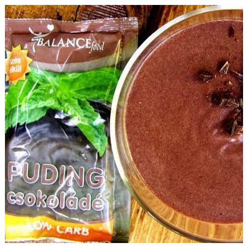 Lowcarb puding (čokoládovou chuťou) 3*60g