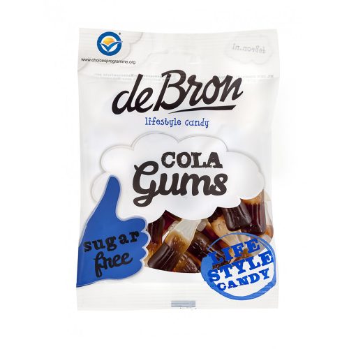 DeBron ’’cola-gums’’ gumový cukor bez cukru 100 g