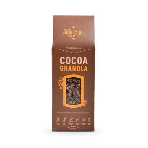 Hester's Life Cocoa granola / Kakáové granola 320 g