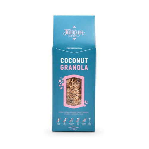 Hester's Life Coconut granola - Kokosové granola 320 g