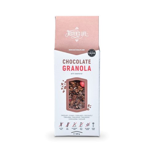 Hester's Life Chocolate Granola - čokoládové  granola 320 g