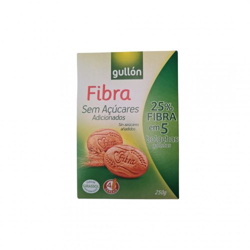 Gullón Fibra keksy, bez pridanej cukru, 250 g.