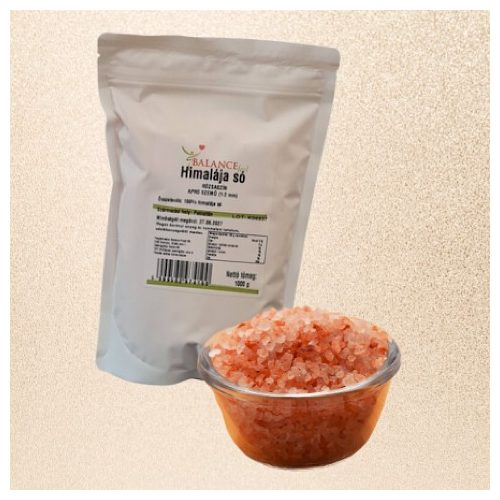 Himalájska soľ, ružová farba, jemnozrná, 1000g/1kg (1-2 mm)
