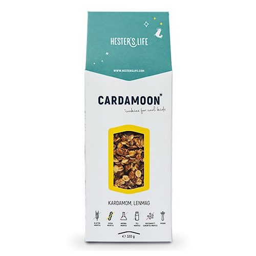 Hester's Life Cardamoon Cookies / kardamómové ľanové cereálie, 320g