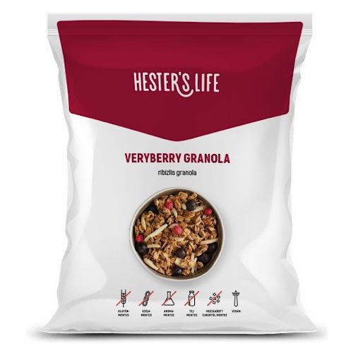 Hester's Life Veryberry granola / granola s čučoriedkami 60 g