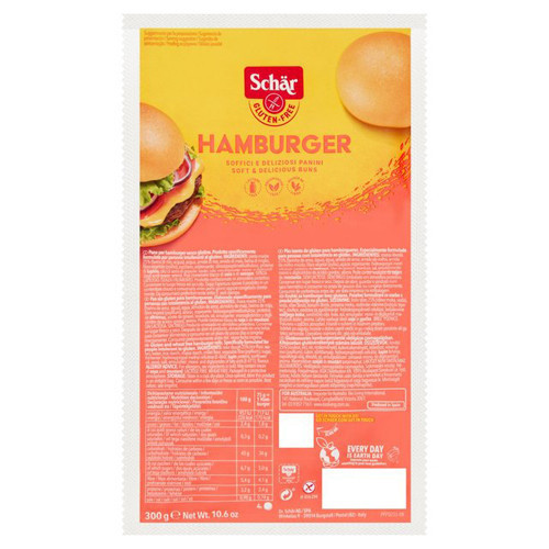 Schar Hamburger rožok, bezlepkové, (4 kusy) 300 g