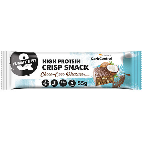 ForPro High Protein Crisps Snack 55g - čokoláda - kokos