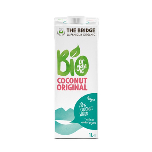 The Bridge Bio Kokosový nápoj s 20% kokosovej vody, 1000 ml