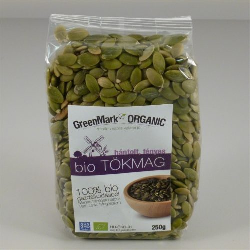 Greenmark bio tökmag hántolt fényes 250 g