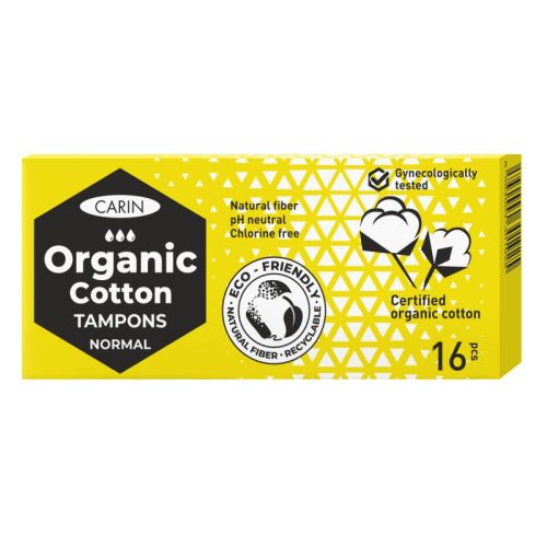 Carin organic cotton normál tampon 16 db